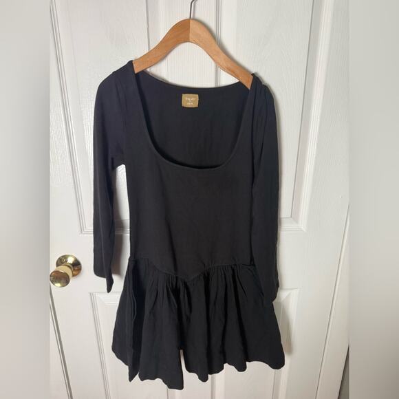 Free People Onda Drop-Waist Long-Sleeve Mini S - Picture 3 of 9
